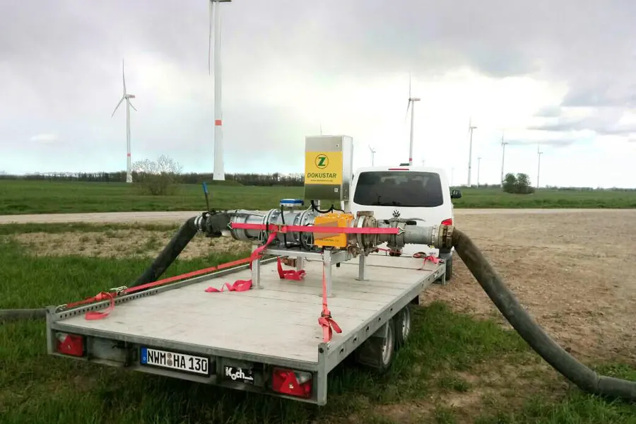 NIR-Sensor im Einsatz an der Ausbringtechnik